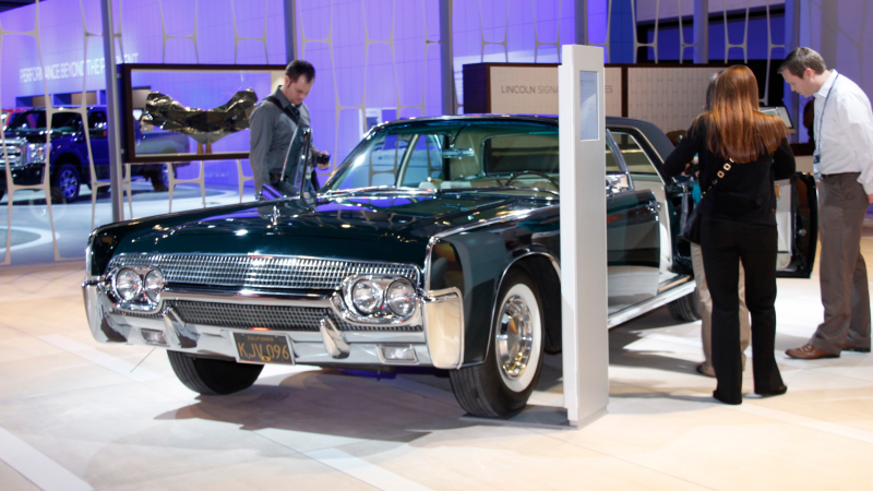 Illustration for article titled No Car At The Lincoln Stand Is Newer Than 1961